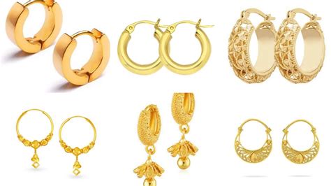 ring type earrings in gold with price